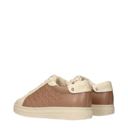 Jimmy Choo Pantofi Sport Bej din Piele (Talpă Joasă)