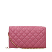 Versace Clutch Roz din Piele