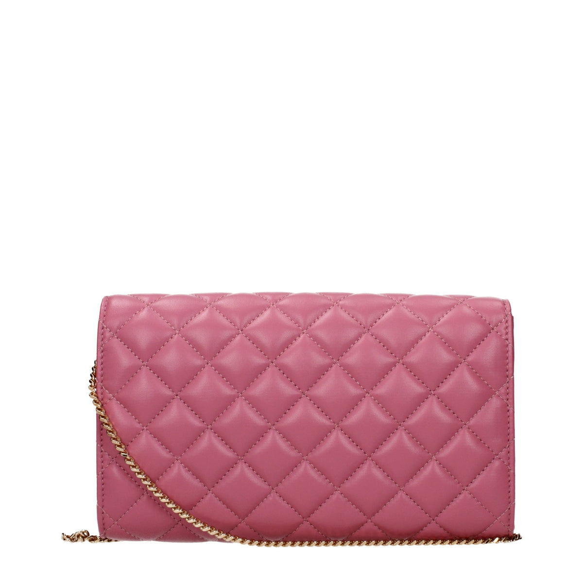 Versace Clutch Roz din Piele