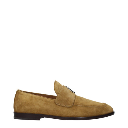 Jimmy Choo Pantofi Loafer Maro din Piele Întoarsă