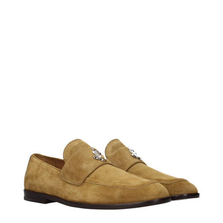 Jimmy Choo Pantofi Loafer Maro din Piele Întoarsă