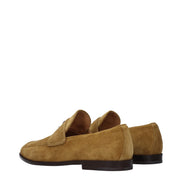 Jimmy Choo Pantofi Loafer Maro din Piele Întoarsă