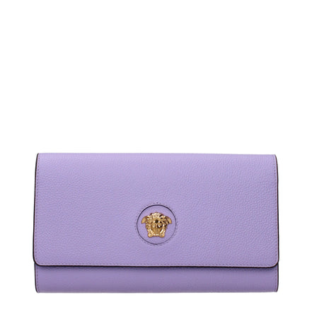 Versace Clutch Violet din Piele