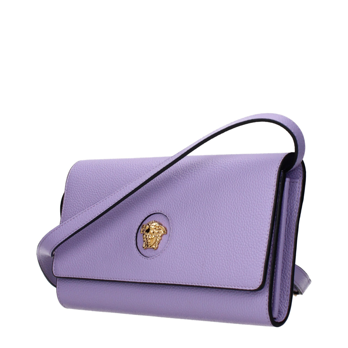 Versace Clutch Violet din Piele