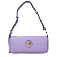 Versace Geantă de Umăr Violet din Piele