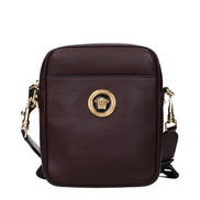 Versace Geantă Crossbody Violet din Piele