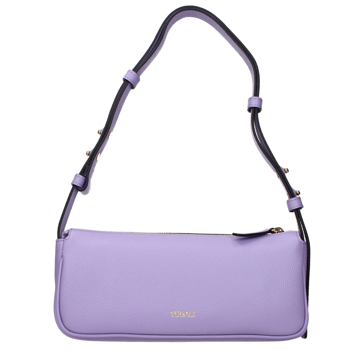 Versace Geantă de Umăr Violet din Piele