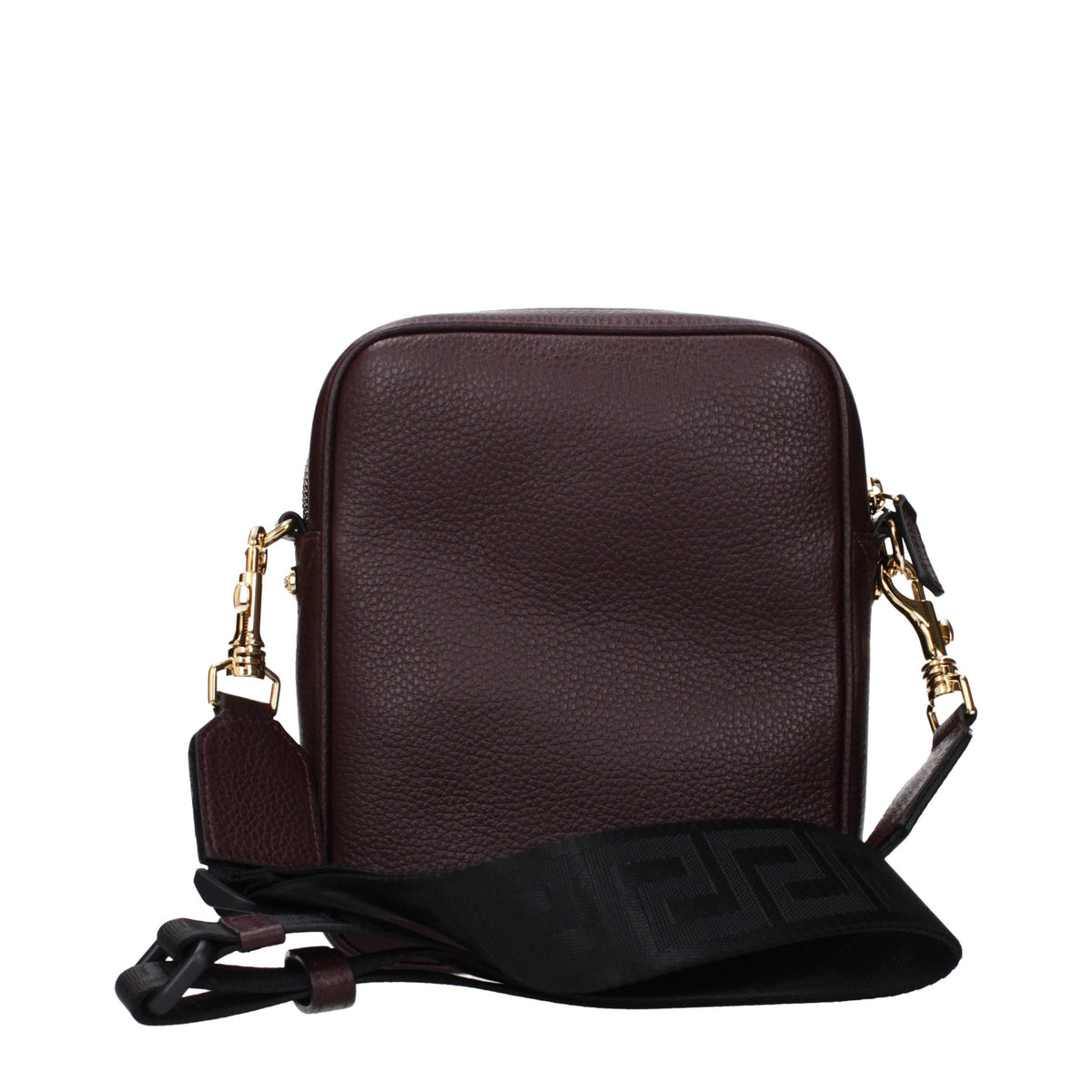 Versace Geantă Crossbody Violet din Piele