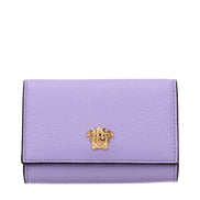 Versace Portmoneu Violet din Piele