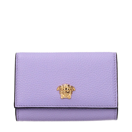 Versace Portmoneu Violet din Piele