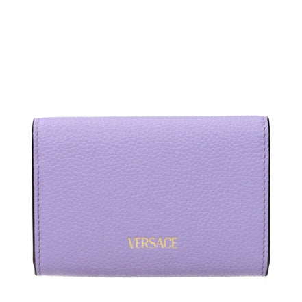 Versace Portmoneu Violet din Piele