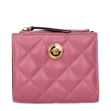 Versace Portofel Roz din Piele