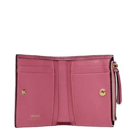 Versace Portofel Roz din Piele