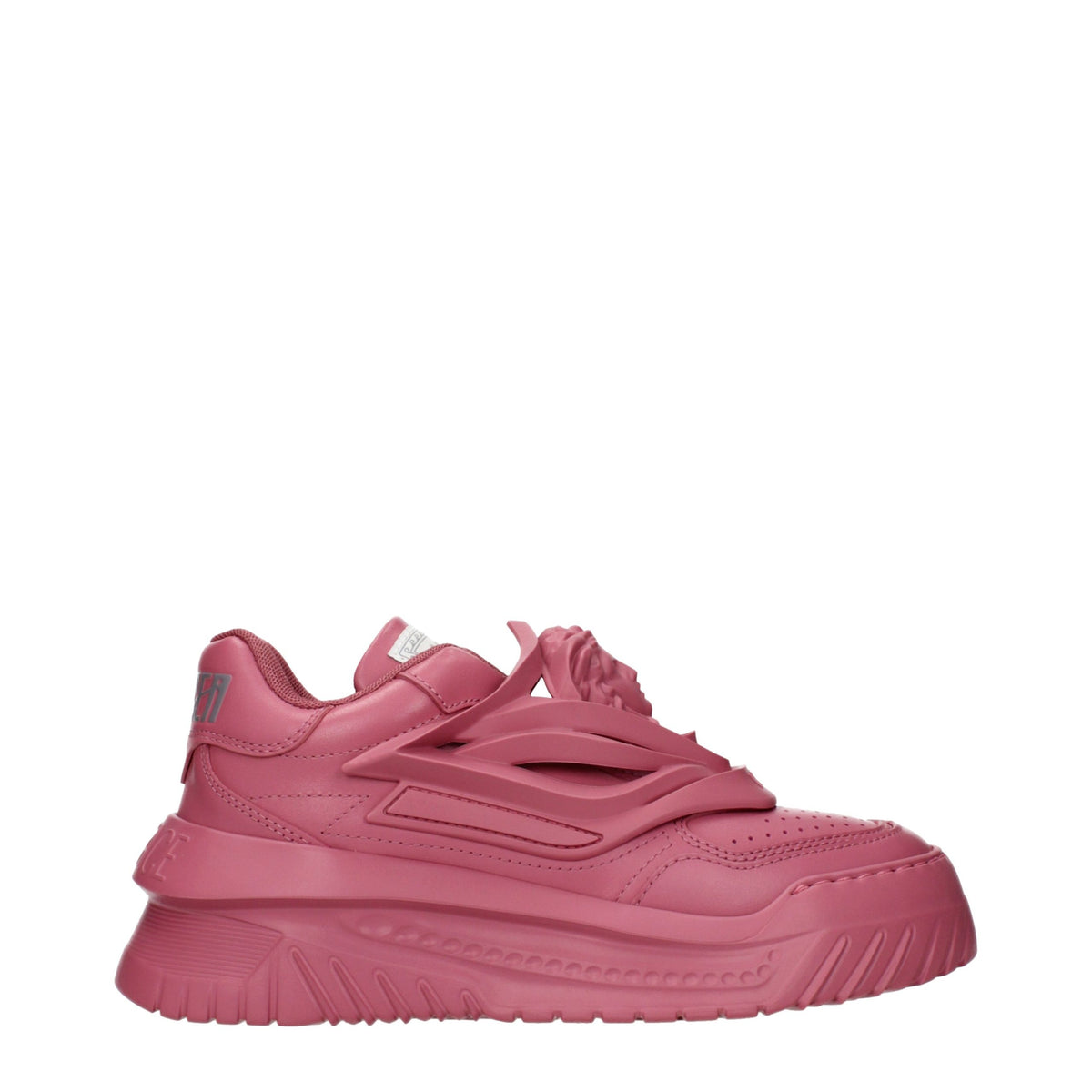Versace Pantofi Sport Roz din Piele (Talpă Groasă)