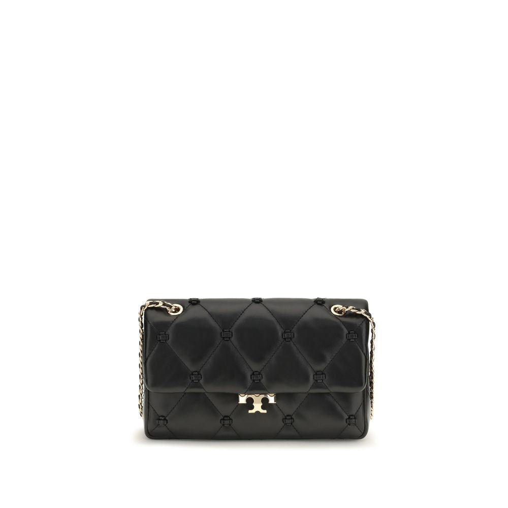 Tory Burch Black Napa Leather / Calf Shoulder Bag