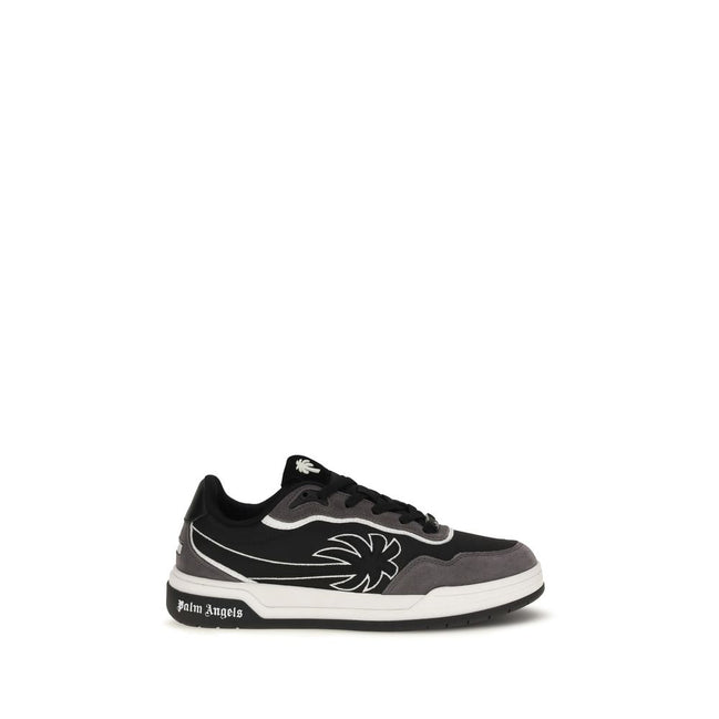 Palm Angels Pantofi Sport Negri din Piele de Vițel