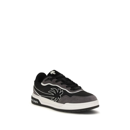 Palm Angels Pantofi Sport Negri din Piele de Vițel