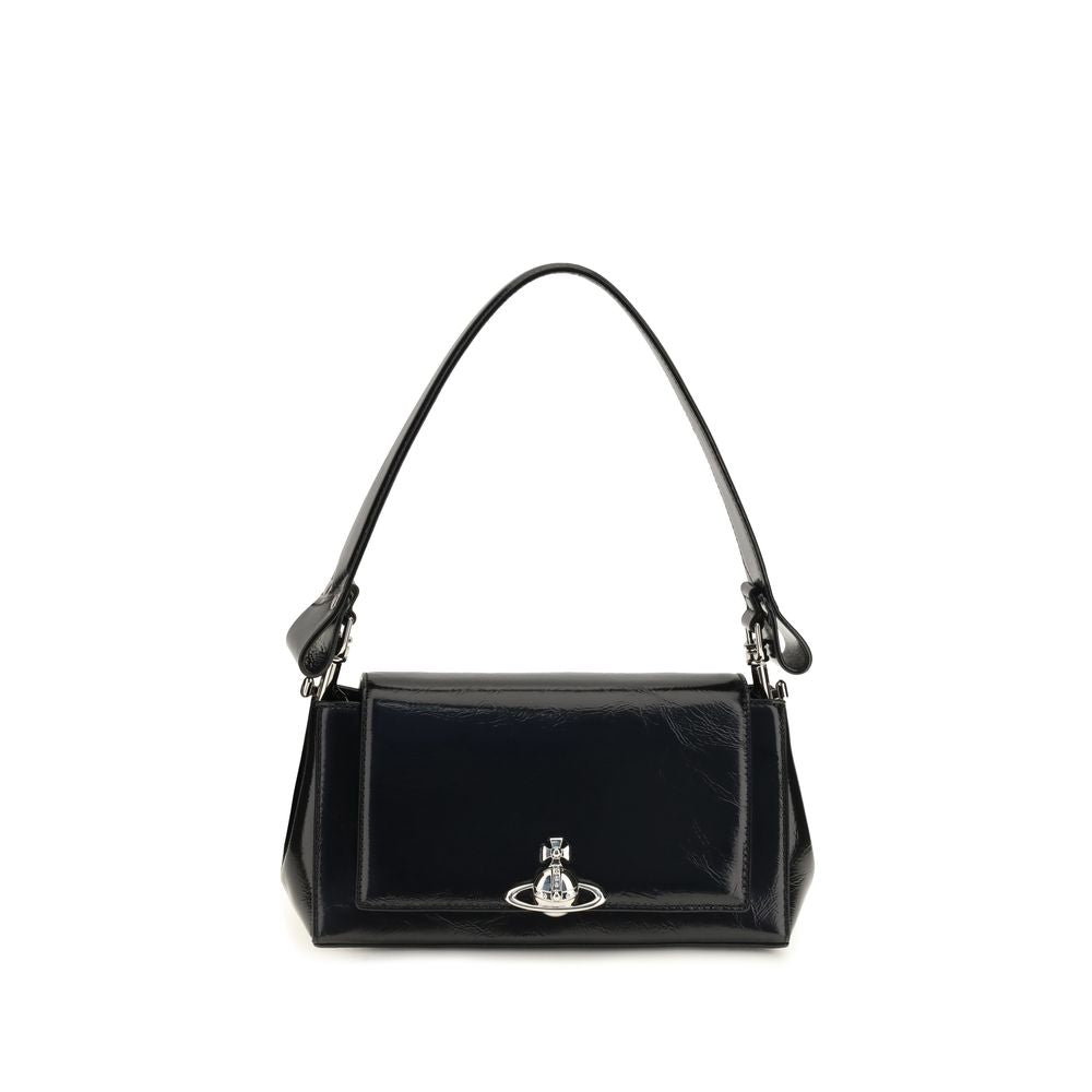 Vivienne Westwood Black Calf Leather Handbag