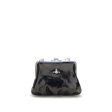 Vivienne Westwood Black Calf Leather Wallet