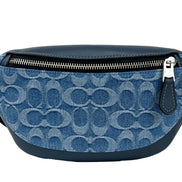 Coach Warren Mini Signature Denim Fanny Belt Bag
