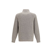 Brunello Cucinelli Gray Cashmere Cardigan