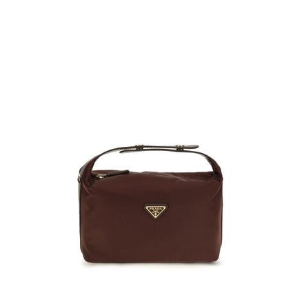 Prada Geantă Bordeaux din Poliamidă Reciclată