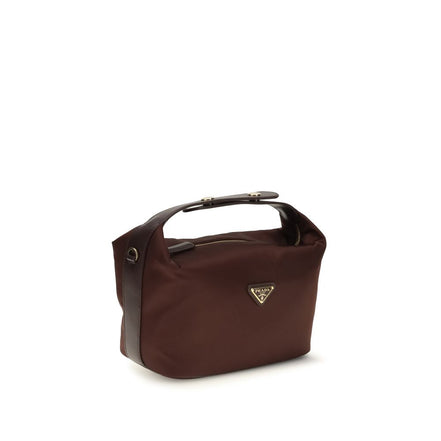 Prada Geantă Bordeaux din Poliamidă Reciclată