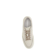 Ferragamo Pantofi Sport Bej din Piele Nubuc