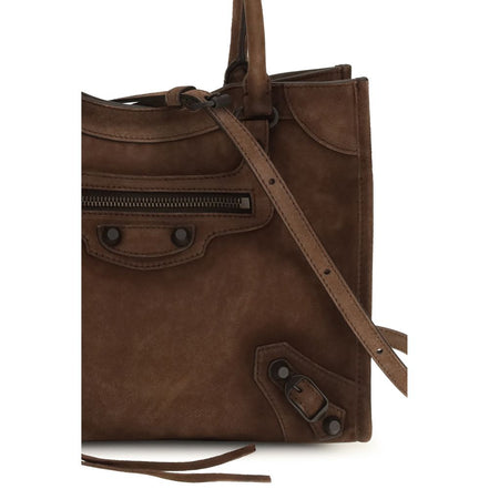 Balenciaga Brown Calf Leather Shoulder Bag