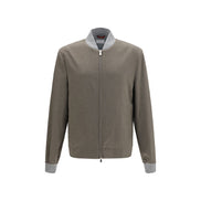 Brunello Cucinelli Geacă Bomber Bicoloră din Cașmir