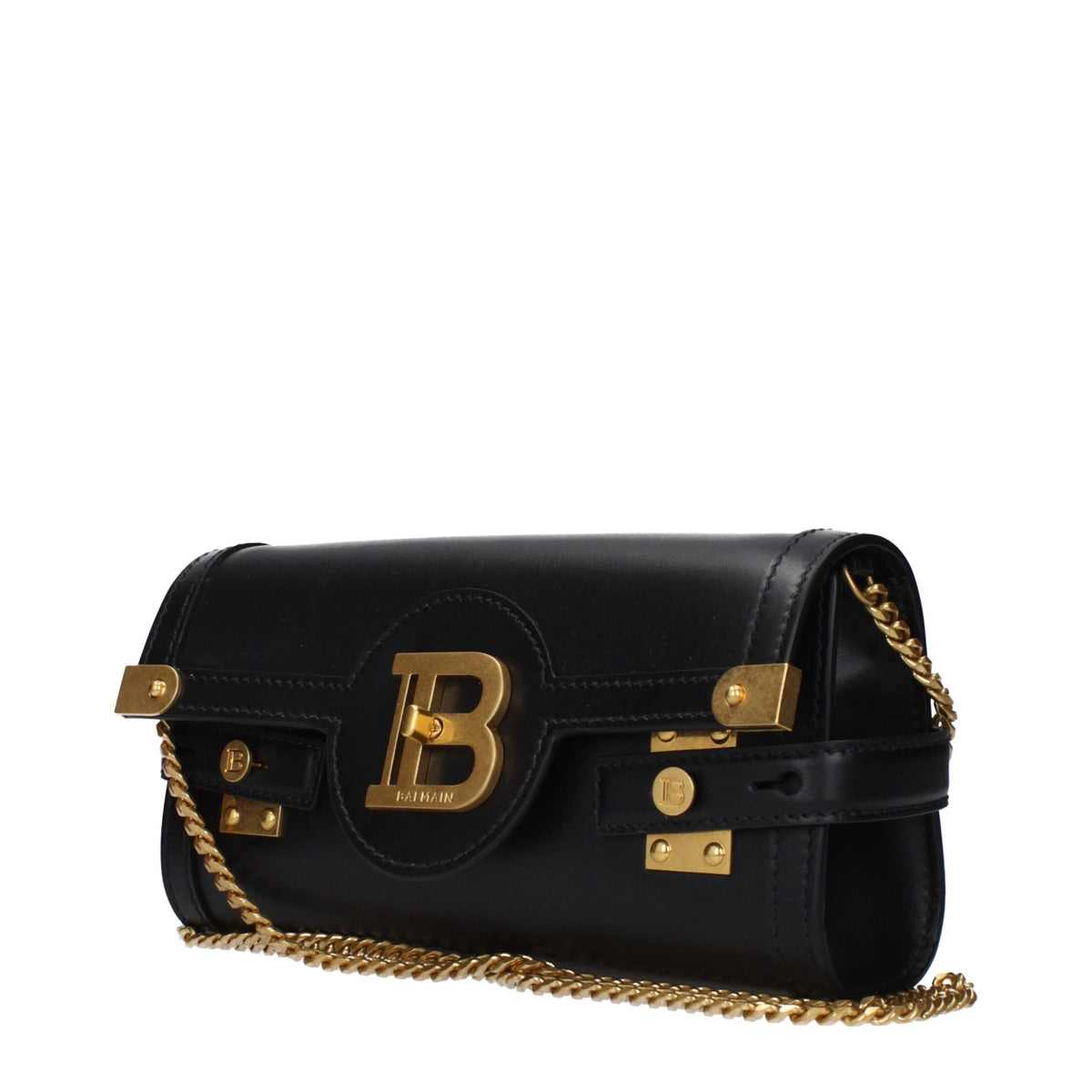 Balmain Plic Negru din Piele