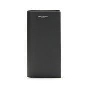 Saint Laurent Black Calf Leather Wallet