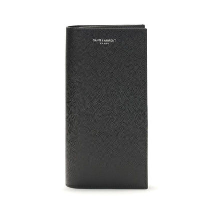 Saint Laurent Black Calf Leather Wallet