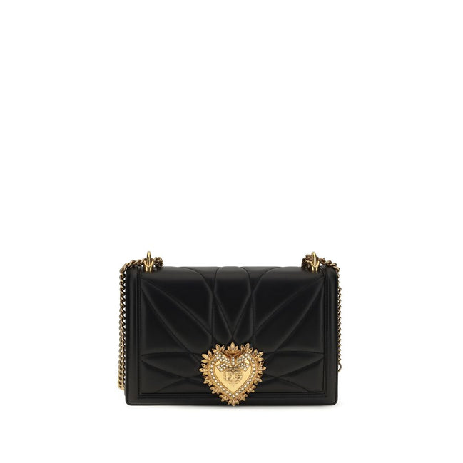 Dolce & Gabbana Black Lamb Shoulder Bag