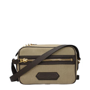 Tom Ford Geantă Crossbody Bej din Material Textil