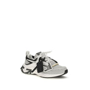 Off-White Pantofi Sport Multicolori din Material Textil