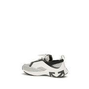 Off-White Pantofi Sport Multicolori din Material Textil