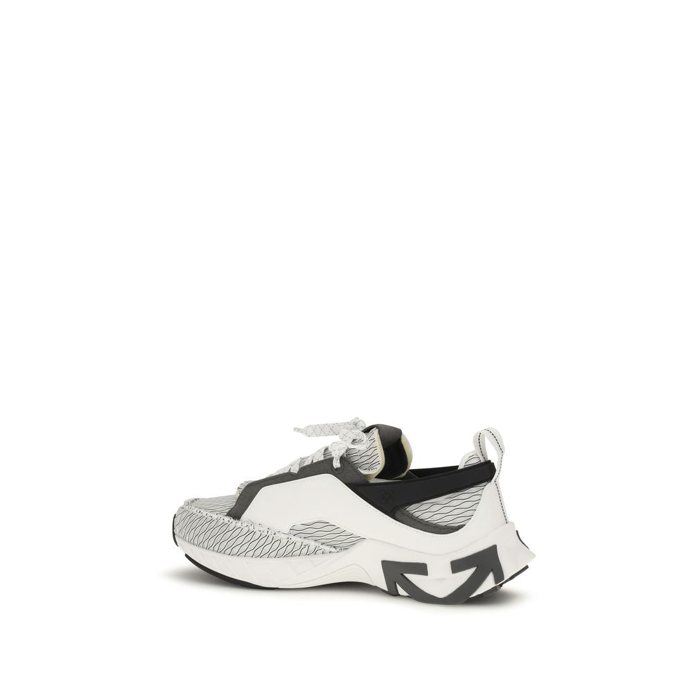 Off-White Pantofi Sport Multicolori din Material Textil
