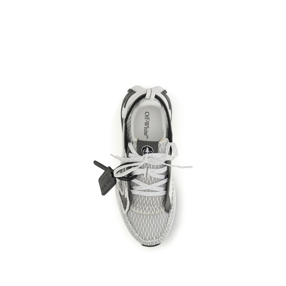 Off-White Pantofi Sport Multicolori din Material Textil