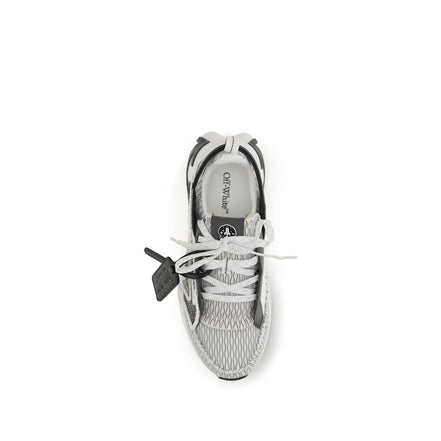 Off-White Pantofi Sport Multicolori din Material Textil