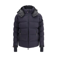 Moncler Grenoble Geacă Lungă Albastră din Poliamidă
