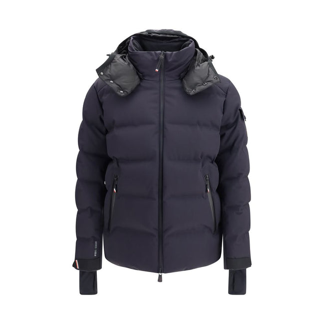 Moncler Grenoble Geacă Lungă Albastră din Poliamidă