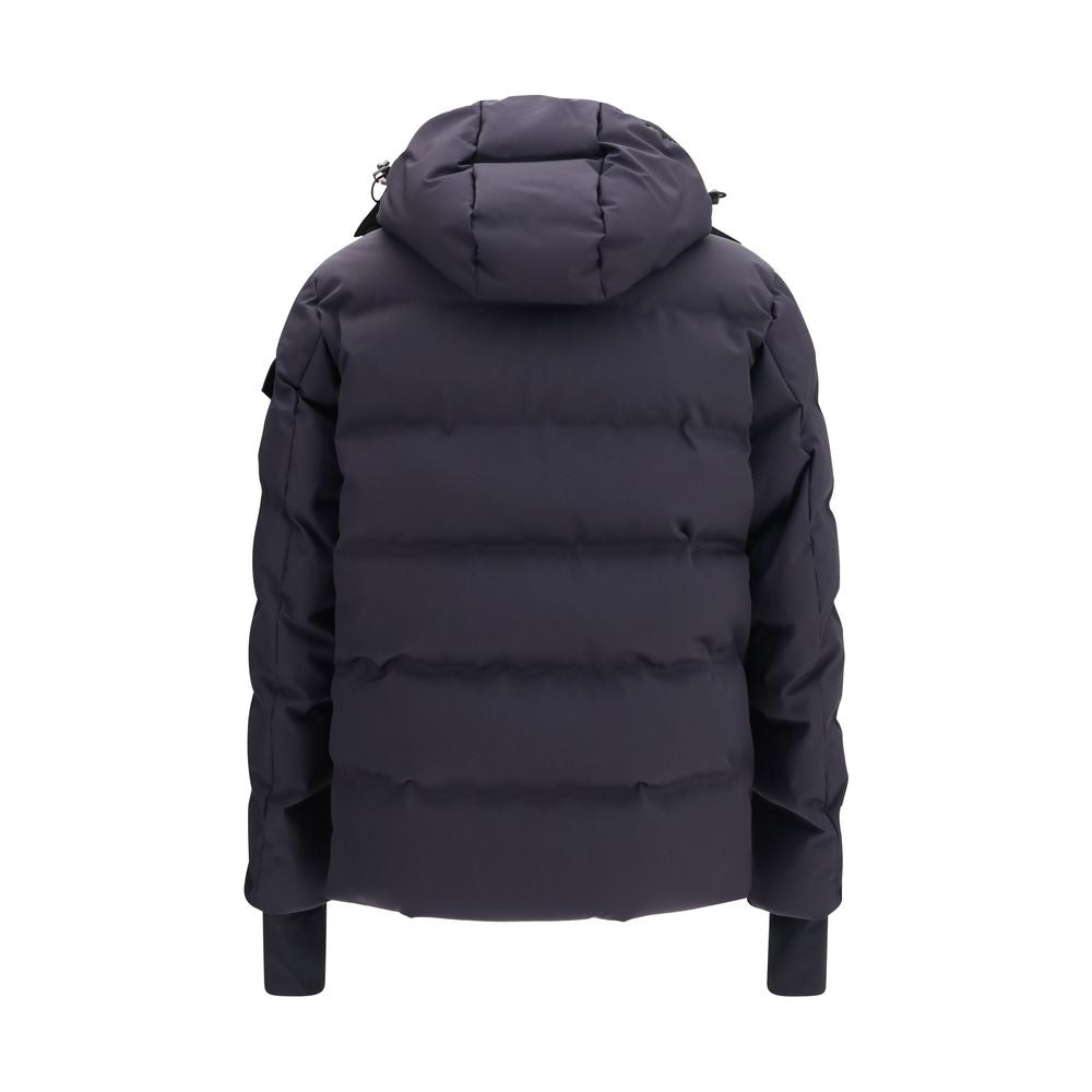 Moncler Grenoble Geacă Lungă Albastră din Poliamidă