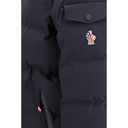 Moncler Grenoble Geacă Lungă Albastră din Poliamidă