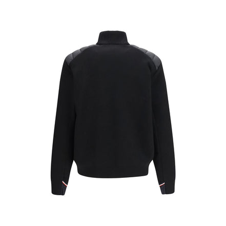 Moncler Grenoble Cardigan Negru din Lână