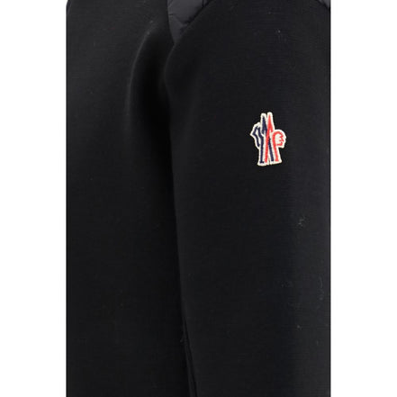 Moncler Grenoble Cardigan Negru din Lână