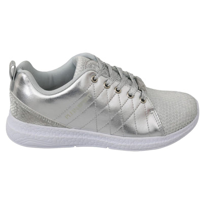 Philipp Plein Gisella Silver Sneakers