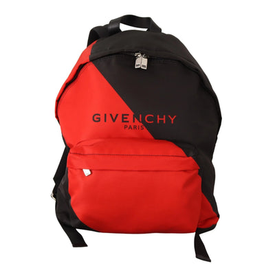 Rucsac urban Givenchy roșu și negru