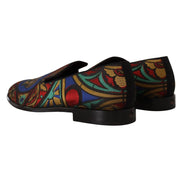 Mocasini Dolce & Gabbana Multicolor Jacquard Crown