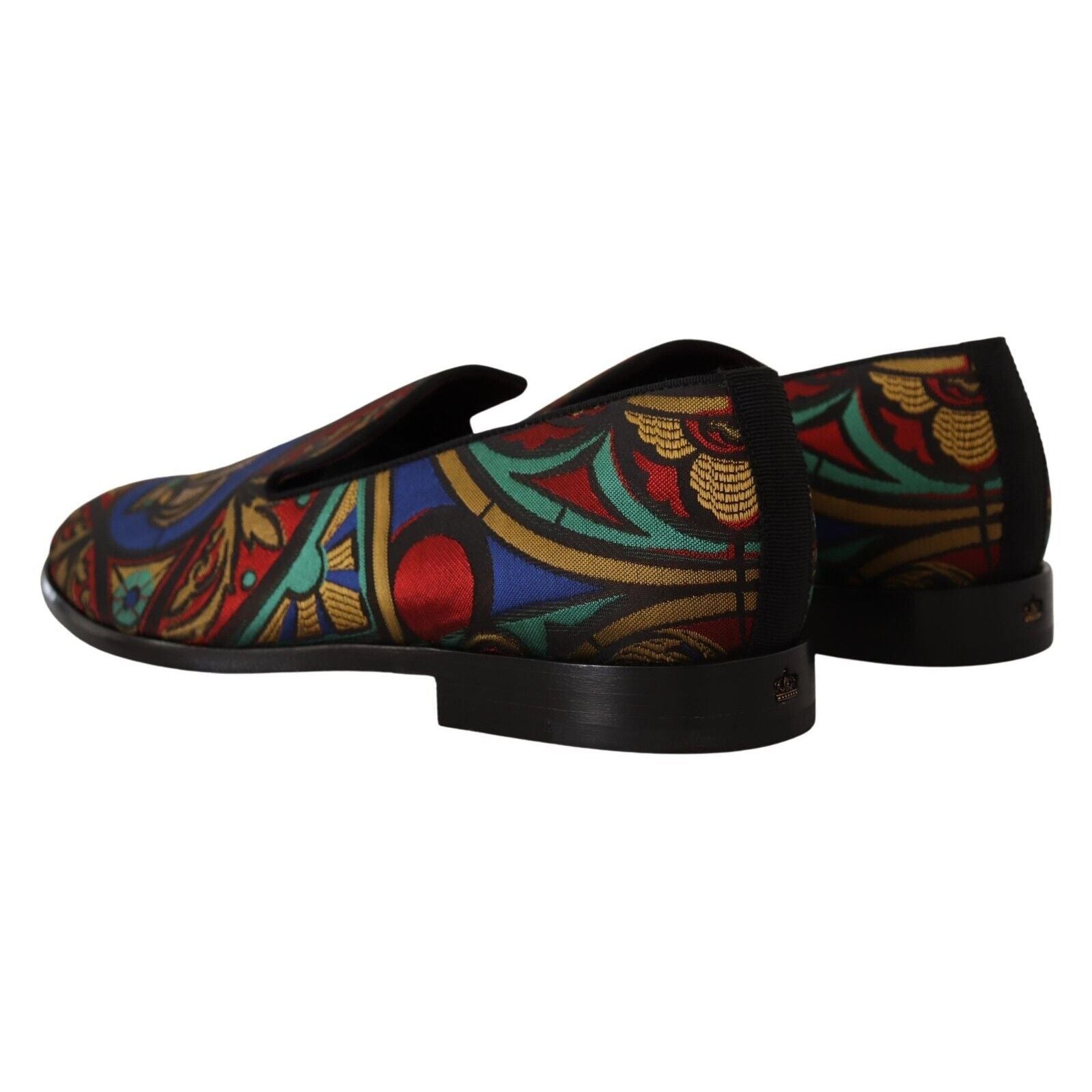 Mocasini Dolce & Gabbana Multicolor Jacquard Crown